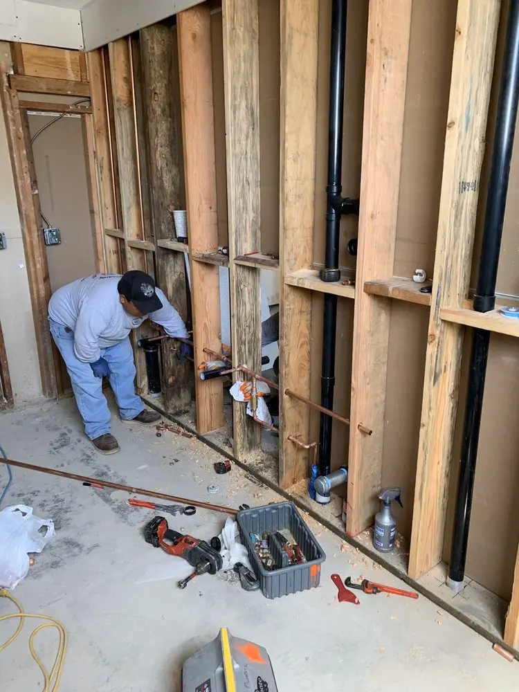 Commercial rough-in plumbing for Water Heater Replacement in Haines Corners